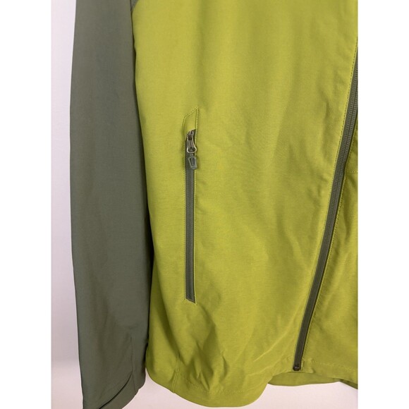 MARMOT M3 Bero Softshell Green Jacket Men Medium Full Zip Outdoor Hiking Stretch - Picture 5 of 13